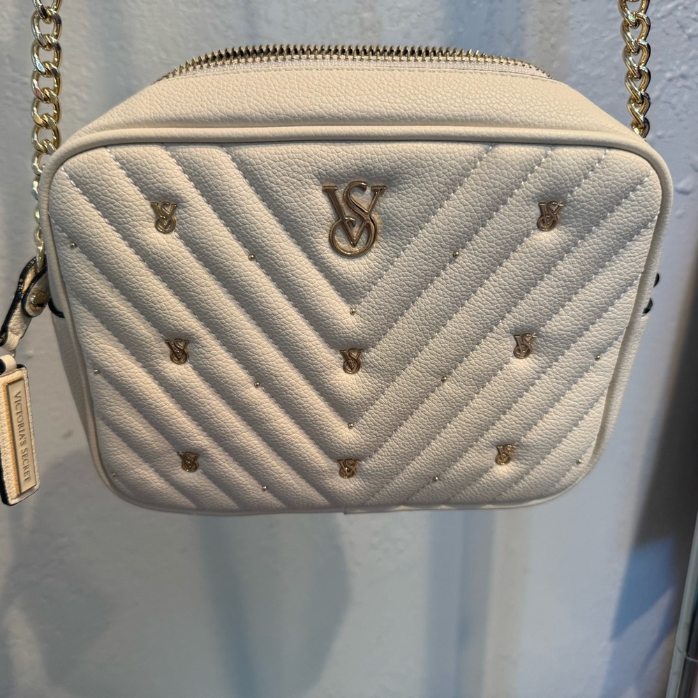 Victoria's Secret Cream Crossbody Bag